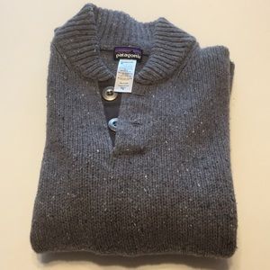 Patagonia Sweater Mens Blue/Gray Sweater Medium